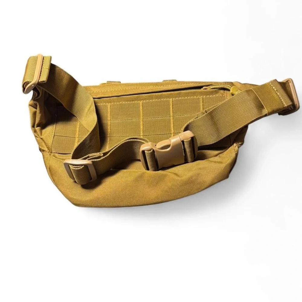 Highland Tactical Fanny Pack Tan‎ Waist Bag Pouch MOLLE Tactical Gear